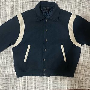 Oak and Fort Varsity Wool Bomber